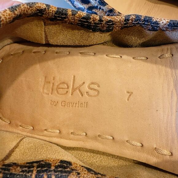 Tieks leopard ballet flats LEOPARD animal print leather women's size 7 EXCELLENT - Picture 10 of 16